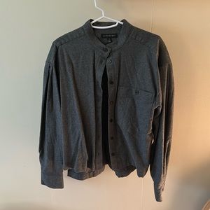 Banana Republic gray flannel